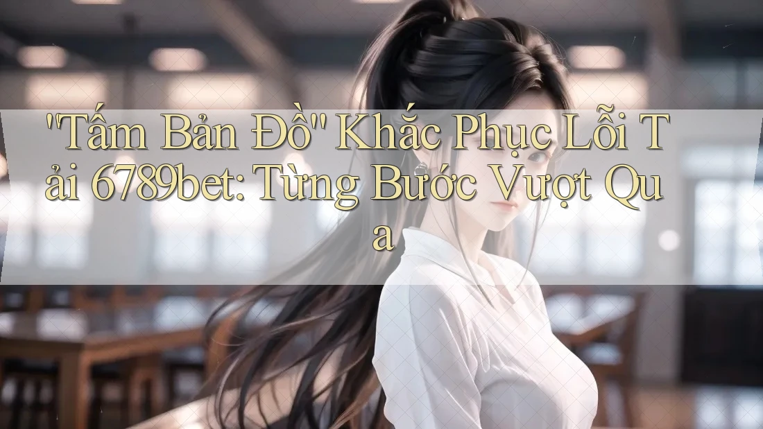 “Tấm Bản Đồ” Khắc Phục Lỗi Tải 6789bet: Từng Bước Vượt Qua