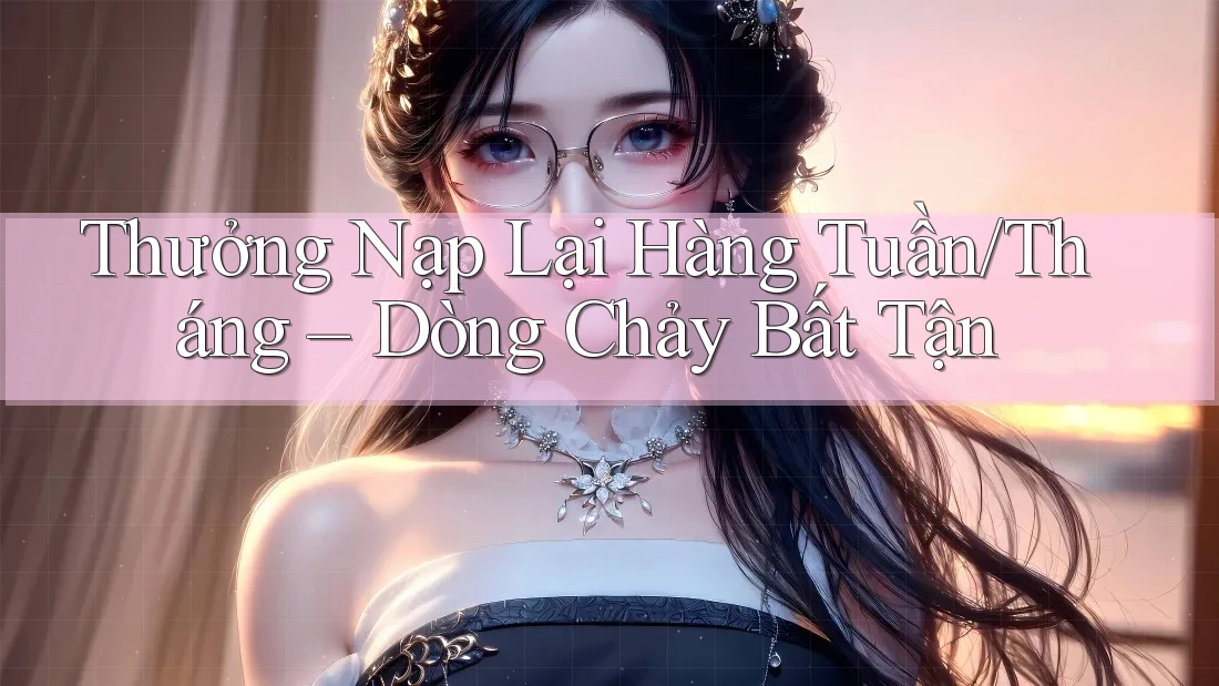 Thưởng Nạp Lại Hàng Tuần/Tháng – Dòng Chảy Bất Tận