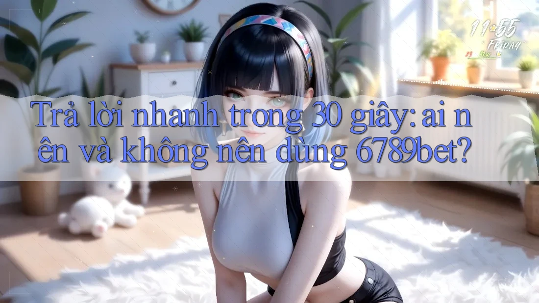 Trả lời nhanh trong 30 giây: ai nên và không nên dùng 6789bet?
