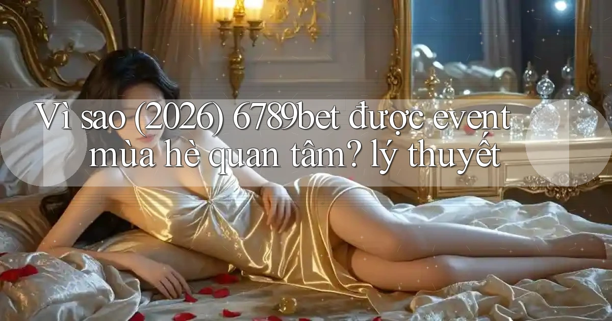 Vì sao (2026) 6789bet được event mùa hè quan tâm lý thuyết