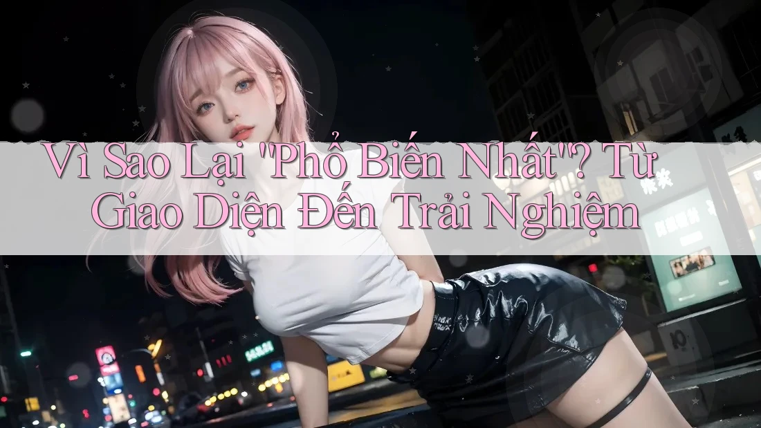 Vì Sao Lại “Phổ Biến Nhất”? Từ Giao Diện Đến Trải Nghiệm